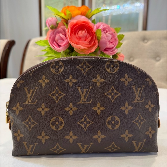 Authentic Louis Vuitton Monogram Trousse Demi Pouch
